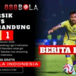 Persik vs Persib Bandung 888BOLA Indonesia
