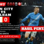 Man city vs Fulham 888BOLA