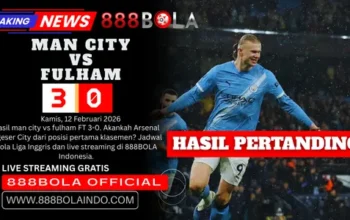Man city vs Fulham 888BOLA