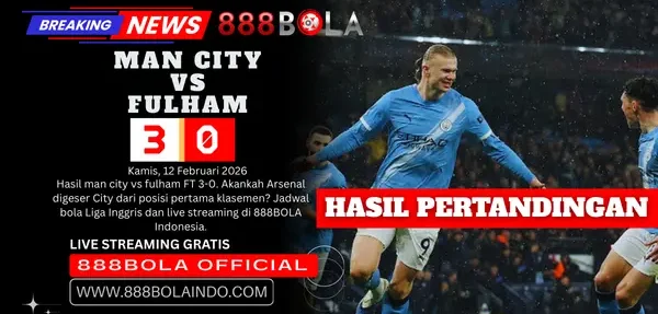 Man city vs Fulham 888BOLA