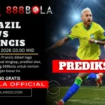 Brazil vs Prancis 888BOLA