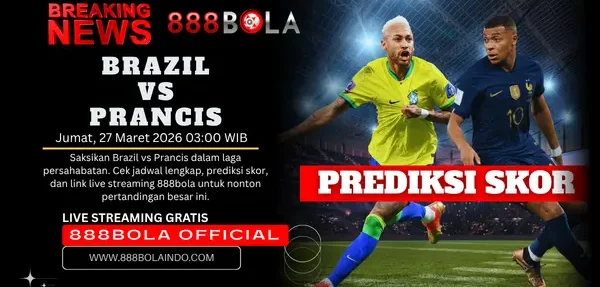 Brazil vs Prancis 888BOLA