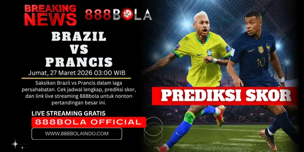 Brazil vs Prancis 888BOLA