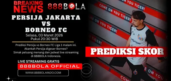 Persija vs Borneo 888bola